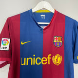 Shop 2006/07 BARCELONA RONALDINHO #10 HOME SHIRT (M) NIKE, classic football shirts, vintage football shirts & retro soccer jerseys at Cult Kits