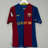 Shop 2006/07 BARCELONA RONALDINHO #10 HOME SHIRT (S) NIKE, classic football shirts, vintage football shirts & retro soccer jerseys at Cult Kits