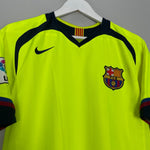 Shop 2006/07 BARCELONA RONALDINHO #10 THIRD SHIRT (M) NIKE, classic football shirts, vintage football shirts & retro soccer jerseys at Cult Kits