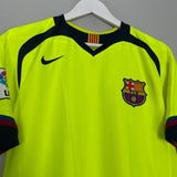 Shop 2006/07 BARCELONA RONALDINHO #10 THIRD SHIRT (M) NIKE, classic football shirts, vintage football shirts & retro soccer jerseys at Cult Kits