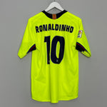 Shop 2006/07 BARCELONA RONALDINHO #10 THIRD SHIRT (M) NIKE, classic football shirts, vintage football shirts & retro soccer jerseys at Cult Kits