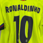 Shop 2006/07 BARCELONA RONALDINHO #10 THIRD SHIRT (M) NIKE, classic football shirts, vintage football shirts & retro soccer jerseys at Cult Kits