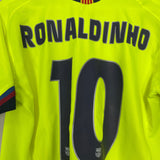 Shop 2006/07 BARCELONA RONALDINHO #10 THIRD SHIRT (M) NIKE, classic football shirts, vintage football shirts & retro soccer jerseys at Cult Kits