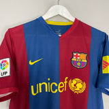 Shop 2006/07 BARCELONA XAVI #6 HOME SHIRT (M) NIKE, classic football shirts, vintage football shirts & retro soccer jerseys at Cult Kits