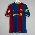 Shop 2006/07 BARCELONA XAVI #6 HOME SHIRT (M) NIKE, classic football shirts, vintage football shirts & retro soccer jerseys at Cult Kits