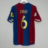 Shop 2006/07 BARCELONA XAVI #6 HOME SHIRT (M) NIKE, classic football shirts, vintage football shirts & retro soccer jerseys at Cult Kits