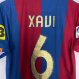 Shop 2006/07 BARCELONA XAVI #6 HOME SHIRT (M) NIKE, classic football shirts, vintage football shirts & retro soccer jerseys at Cult Kits