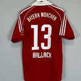 Shop 2006/07 BAYERN MUNICH BALLACK #13 HOME SHIRT (S) ADIDAS, classic football shirts, vintage football shirts & retro soccer jerseys at Cult Kits