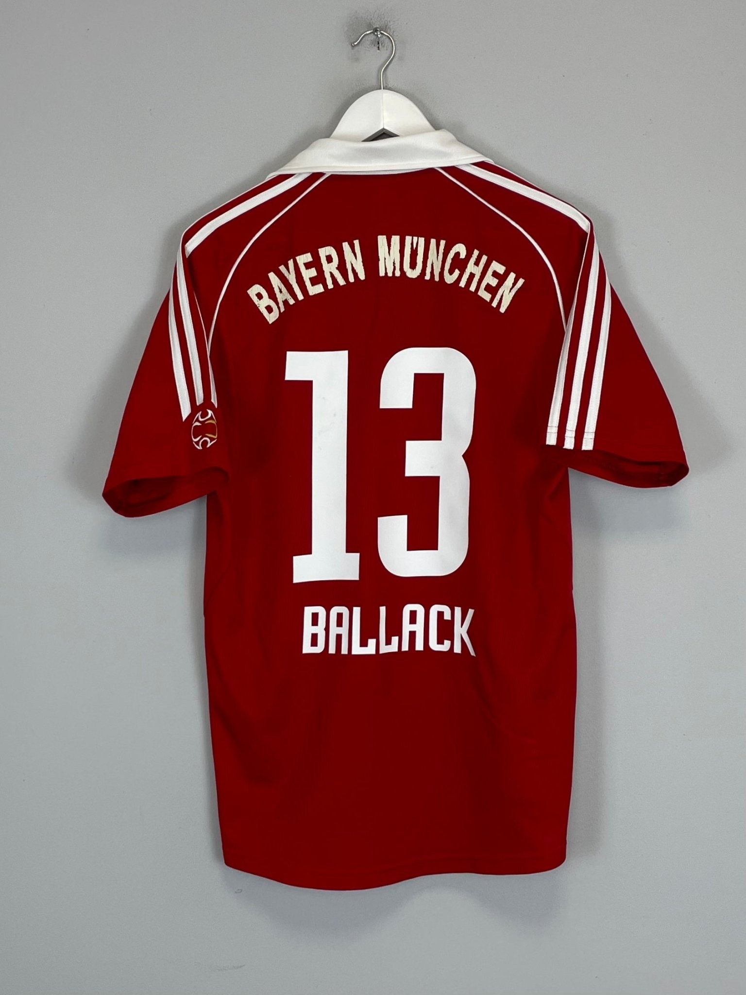 Shop 2006/07 BAYERN MUNICH BALLACK #13 HOME SHIRT (S) ADIDAS, classic football shirts, vintage football shirts & retro soccer jerseys at Cult Kits