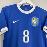 Shop 2006/07 BRAZIL KAKA #8 AWAY SHIRT (S) NIKE, classic football shirts, vintage football shirts & retro soccer jerseys at Cult Kits