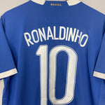 Shop 2006/07 BRAZIL RONALDINHO #10 AWAY SHIRT (L) NIKE, classic football shirts, vintage football shirts & retro soccer jerseys at Cult Kits