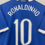Shop 2006/07 BRAZIL RONALDINHO #10 AWAY SHIRT (M) NIKE, classic football shirts, vintage football shirts & retro soccer jerseys at Cult Kits