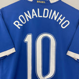 Shop 2006/07 BRAZIL RONALDINHO #10 AWAY SHIRT (M) NIKE, classic football shirts, vintage football shirts & retro soccer jerseys at Cult Kits