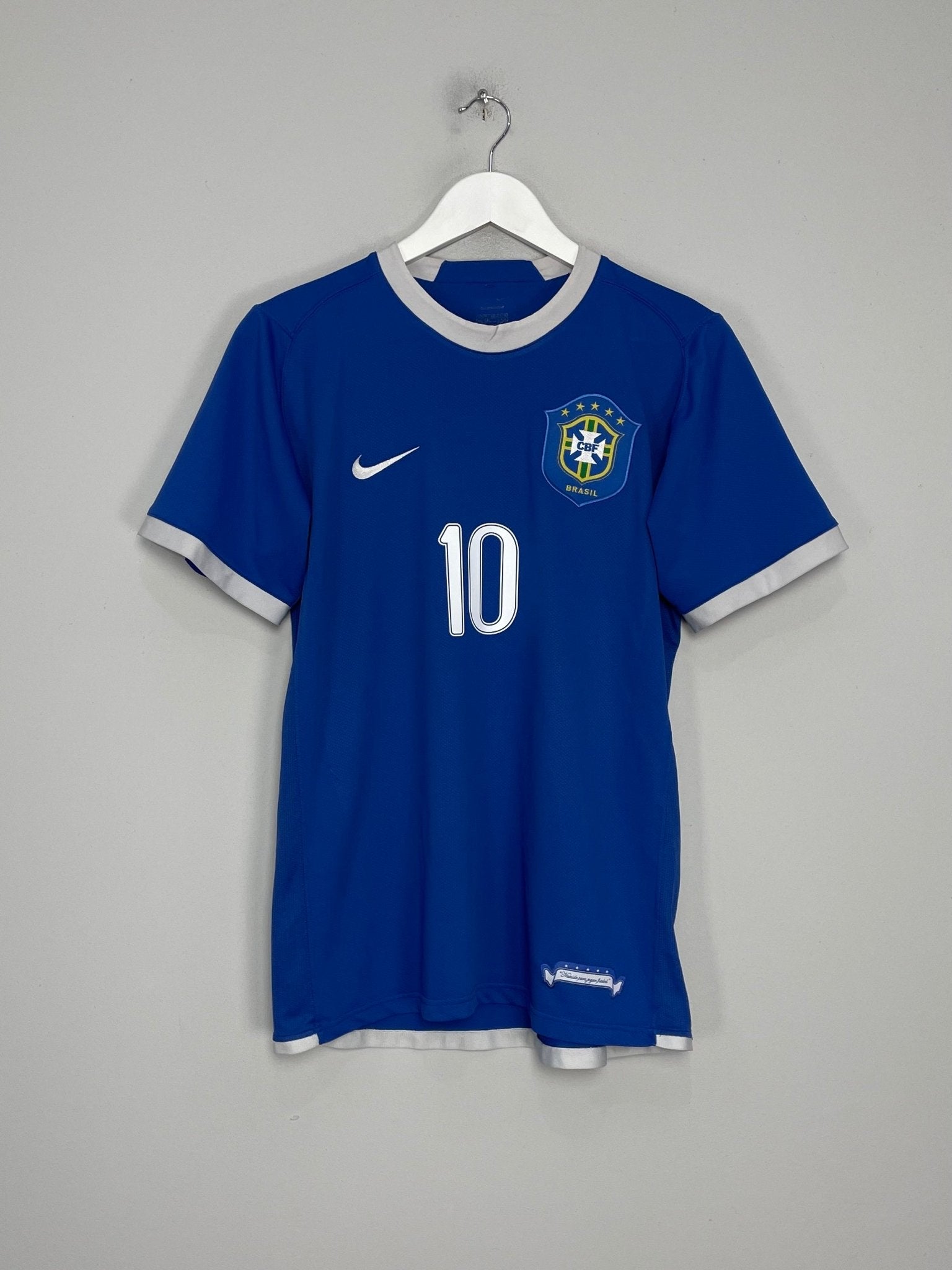 Shop 2006/07 BRAZIL RONALDINHO #10 AWAY SHIRT (S) NIKE, classic football shirts, vintage football shirts & retro soccer jerseys at Cult Kits