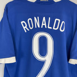 Shop 2006/07 BRAZIL RONALDO #9 AWAY SHIRT (L) NIKE, classic football shirts, vintage football shirts & retro soccer jerseys at Cult Kits