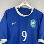 Shop 2006/07 BRAZIL RONALDO #9 AWAY SHIRT (L) NIKE, classic football shirts, vintage football shirts & retro soccer jerseys at Cult Kits