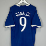 Shop 2006/07 BRAZIL RONALDO #9 AWAY SHIRT (L) NIKE, classic football shirts, vintage football shirts & retro soccer jerseys at Cult Kits