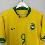 Shop 2006/07 BRAZIL RONALDO #9 HOME SHIRT (M) NIKE, classic football shirts, vintage football shirts & retro soccer jerseys at Cult Kits