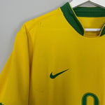 Shop 2006/07 BRAZIL RONALDO #9 HOME SHIRT (M) NIKE, classic football shirts, vintage football shirts & retro soccer jerseys at Cult Kits