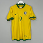 Shop 2006/07 BRAZIL RONALDO #9 HOME SHIRT (M) NIKE, classic football shirts, vintage football shirts & retro soccer jerseys at Cult Kits