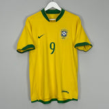 Shop 2006/07 BRAZIL RONALDO #9 HOME SHIRT (M) NIKE, classic football shirts, vintage football shirts & retro soccer jerseys at Cult Kits