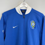 2006/07 BRAZIL TRACKSUIT TOP (M) NIKE - Cult Kits - Medium - Buy Vintage Football Shirts, Authentic Retro Football Shirts For Sale, Classic Football Shirts & Soccer Jersey