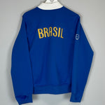 2006/07 BRAZIL TRACKSUIT TOP (M) NIKE - Cult Kits - Medium - Buy Vintage Football Shirts, Authentic Retro Football Shirts For Sale, Classic Football Shirts & Soccer Jersey