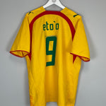 Shop 2006/07 CAMEROON ETO'O #9 AWAY SHIRT (XL) PUMA, classic football shirts, vintage football shirts & retro soccer jerseys at Cult Kits