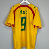 Shop 2006/07 CAMEROON ETO'O #9 AWAY SHIRT (XL) PUMA, classic football shirts, vintage football shirts & retro soccer jerseys at Cult Kits