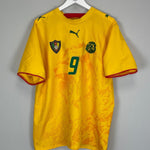 Shop 2006/07 CAMEROON ETO'O #9 AWAY SHIRT (XL) PUMA, classic football shirts, vintage football shirts & retro soccer jerseys at Cult Kits