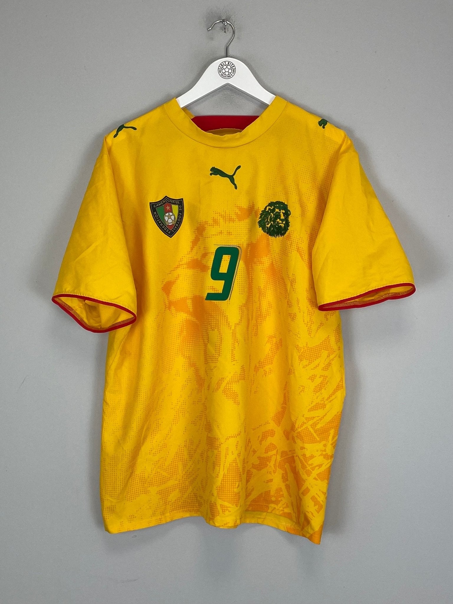 Shop 2006/07 CAMEROON ETO'O #9 AWAY SHIRT (XL) PUMA, classic football shirts, vintage football shirts & retro soccer jerseys at Cult Kits