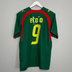 Shop 2006/07 CAMEROON ETO'O #9 HOME SHIRT (M) PUMA, classic football shirts, vintage football shirts & retro soccer jerseys at Cult Kits