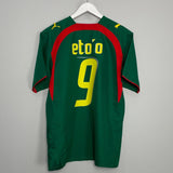 Shop 2006/07 CAMEROON ETO'O #9 HOME SHIRT (M) PUMA, classic football shirts, vintage football shirts & retro soccer jerseys at Cult Kits
