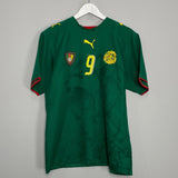 Shop 2006/07 CAMEROON ETO'O #9 HOME SHIRT (M) PUMA, classic football shirts, vintage football shirts & retro soccer jerseys at Cult Kits