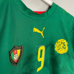 Shop 2006/07 CAMEROON ETO'O #9 HOME SHIRT (M) PUMA, classic football shirts, vintage football shirts & retro soccer jerseys at Cult Kits