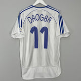Shop 2006/07 CHELSEA DROGBA #11 AWAY SHIRT (M) ADIDAS, classic football shirts, vintage football shirts & retro soccer jerseys at Cult Kits