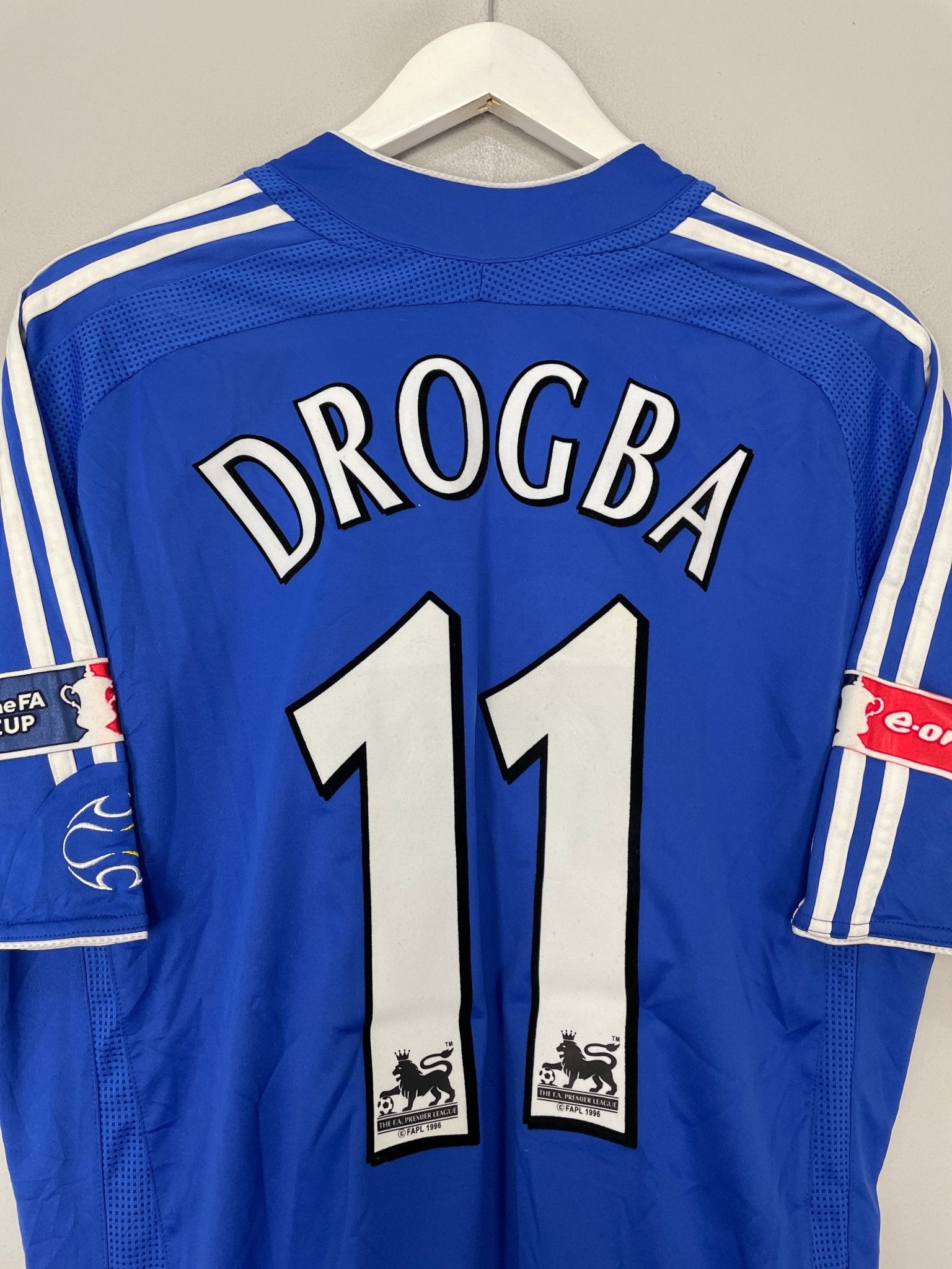 2006/07 CHELSEA DROGBA #11 *FA CUP FINAL* HOME SHIRT (L) ADIDAS