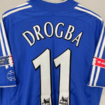 Shop 2006/07 CHELSEA DROGBA #11 *FA CUP FINAL* HOME SHIRT (L) ADIDAS, classic football shirts, vintage football shirts & retro soccer jerseys at Cult Kits