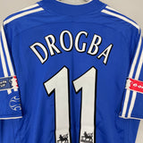 Shop 2006/07 CHELSEA DROGBA #11 *FA CUP FINAL* HOME SHIRT (L) ADIDAS, classic football shirts, vintage football shirts & retro soccer jerseys at Cult Kits