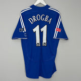 Shop 2006/07 CHELSEA DROGBA #11 *FA CUP FINAL* HOME SHIRT (L) ADIDAS, classic football shirts, vintage football shirts & retro soccer jerseys at Cult Kits