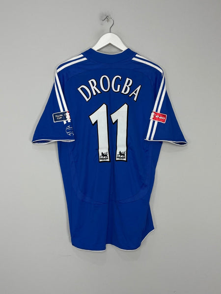 Chelsea FC サッカーシャツ adidas ドログバ Drogba-Chelsea-Home-Kit-2006-
