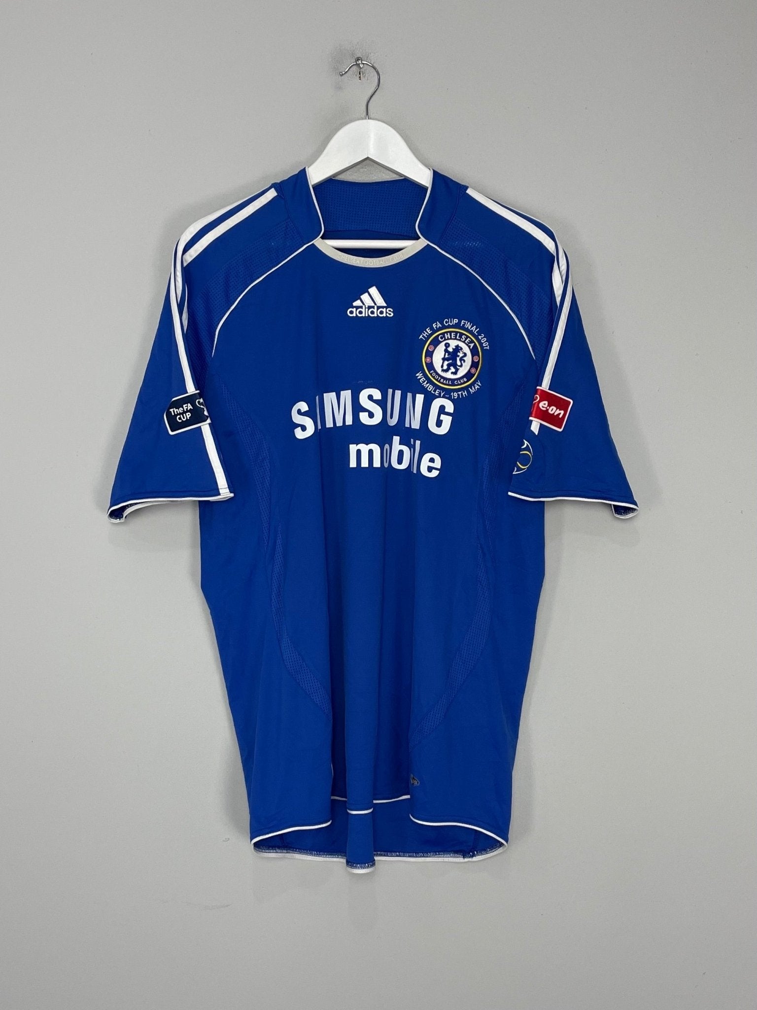 Shop 2006/07 CHELSEA DROGBA #11 *FA CUP FINAL* HOME SHIRT (L) ADIDAS, classic football shirts, vintage football shirts & retro soccer jerseys at Cult Kits
