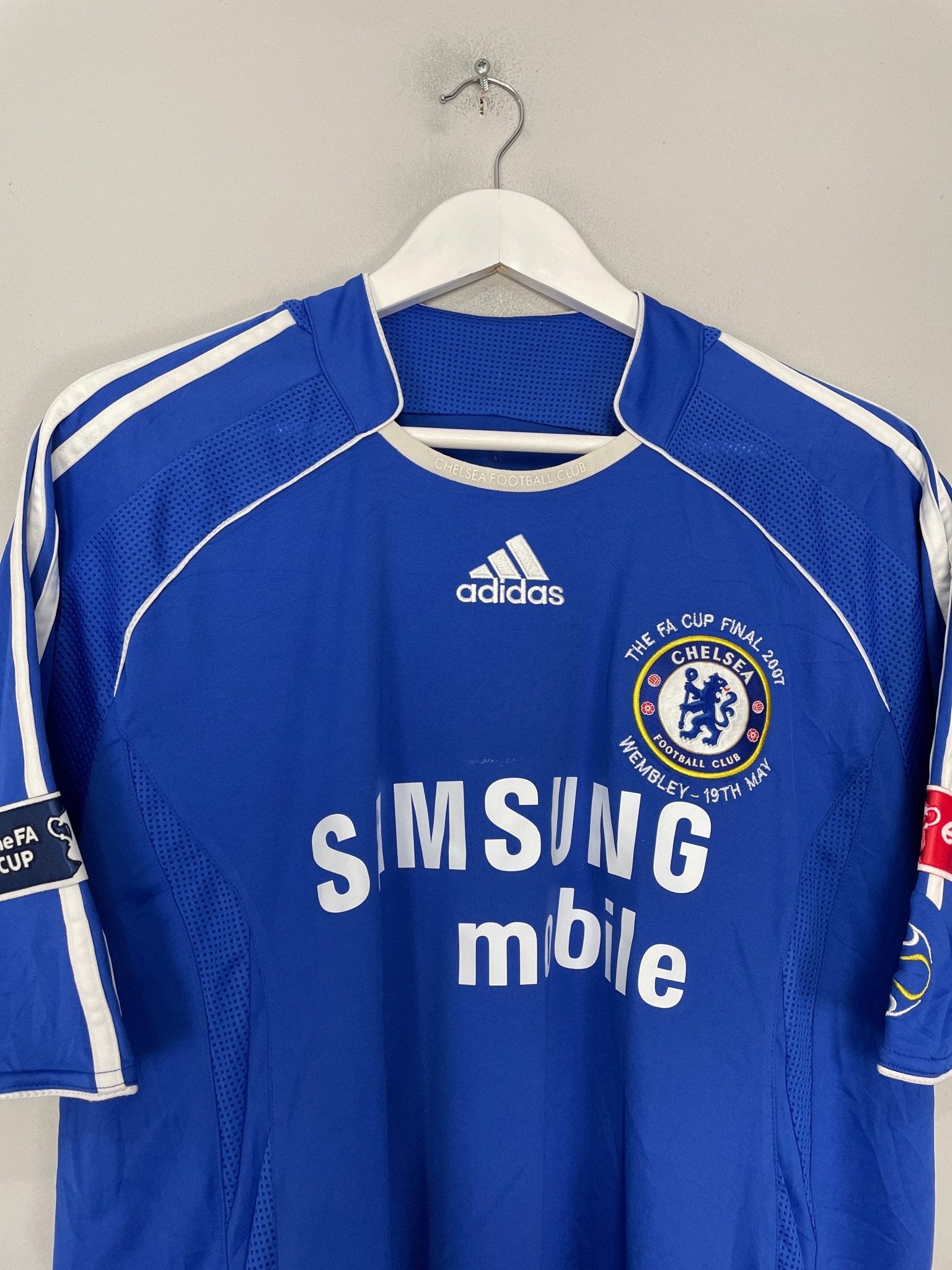 2006/07 CHELSEA DROGBA #11 *FA CUP FINAL* HOME SHIRT (L) ADIDAS