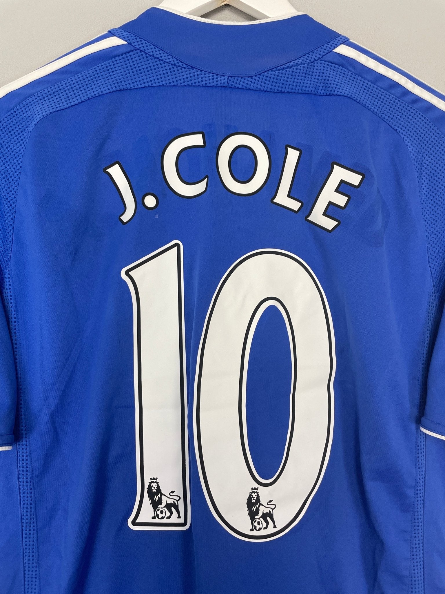 Shop 2006/07 CHELSEA J.COLE #10 HOME SHIRT (M) ADIDAS, classic football shirts, vintage football shirts & retro soccer jerseys at Cult Kits