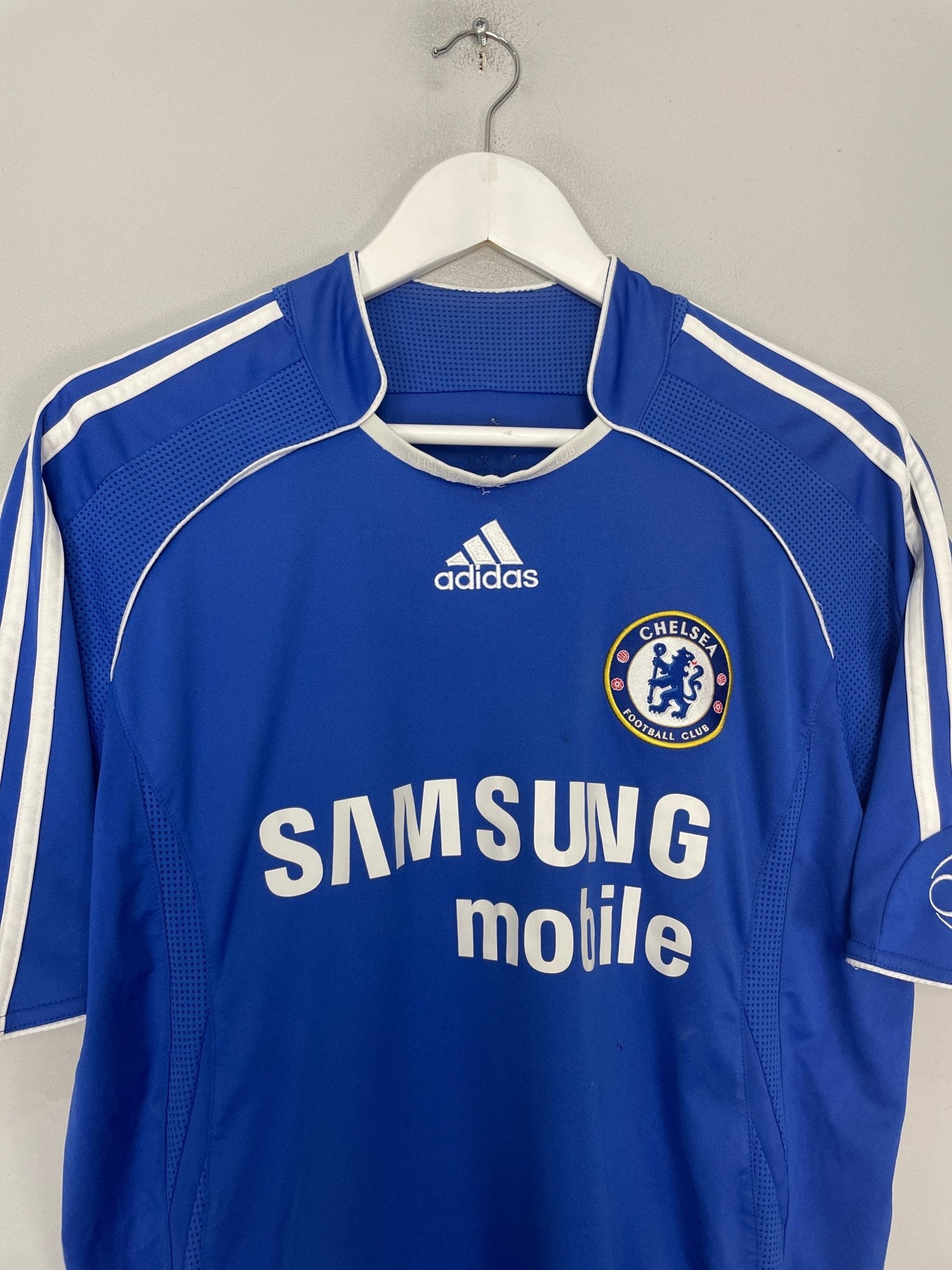 Shop 2006/07 CHELSEA J.COLE #10 HOME SHIRT (M) ADIDAS, classic football shirts, vintage football shirts & retro soccer jerseys at Cult Kits