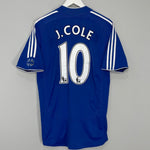 Shop 2006/07 CHELSEA J.COLE #10 HOME SHIRT (M) ADIDAS, classic football shirts, vintage football shirts & retro soccer jerseys at Cult Kits