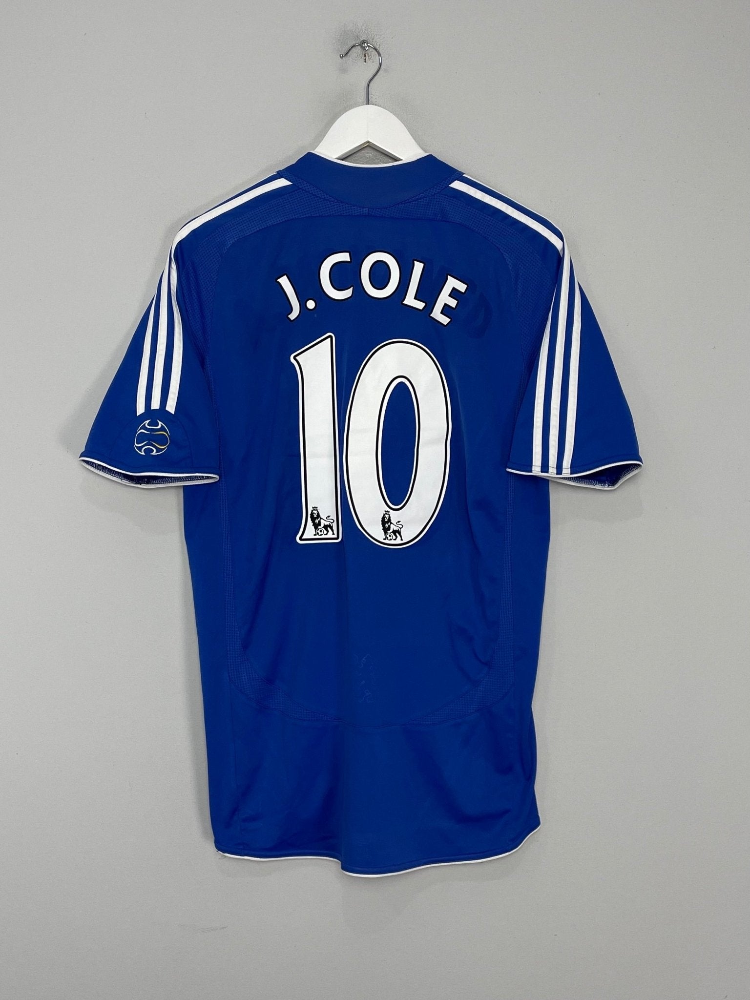 Shop 2006/07 CHELSEA J.COLE #10 HOME SHIRT (M) ADIDAS, classic football shirts, vintage football shirts & retro soccer jerseys at Cult Kits