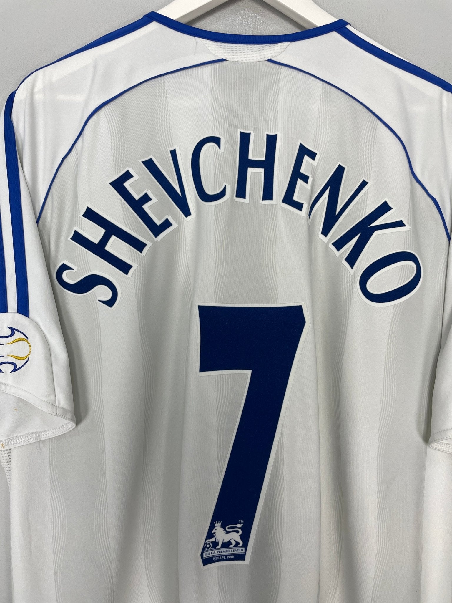 Shop 2006/07 CHELSEA SHEVCHENKO #7 AWAY SHIRT (XL) ADIDAS, classic football shirts, vintage football shirts & retro soccer jerseys at Cult Kits