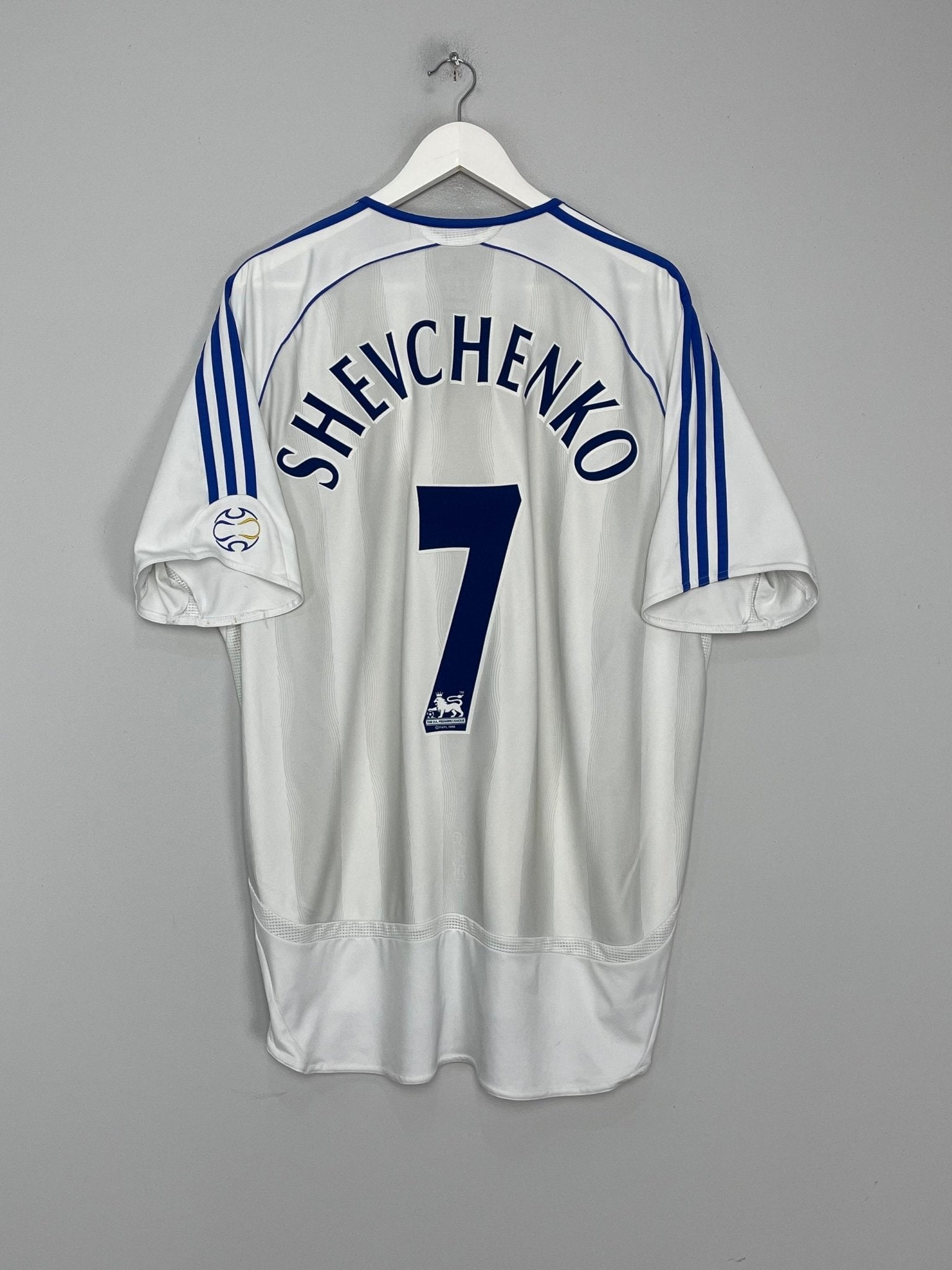 Shop 2006/07 CHELSEA SHEVCHENKO #7 AWAY SHIRT (XL) ADIDAS, classic football shirts, vintage football shirts & retro soccer jerseys at Cult Kits