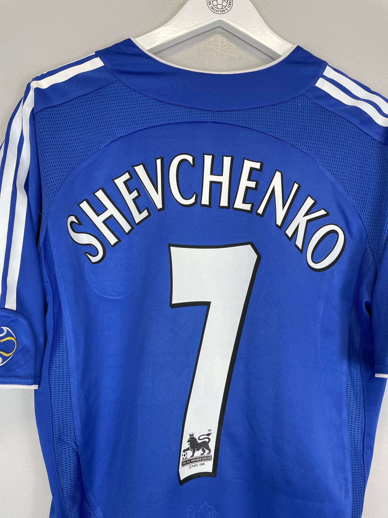 Shop 2006/07 CHELSEA SHEVCHENKO #7 HOME SHIRT (L) ADIDAS, classic football shirts, vintage football shirts & retro soccer jerseys at Cult Kits